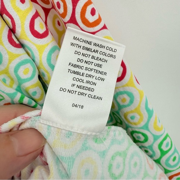 IBKUL Mesh Stretch Collared Quarter Zip Long Sleeve Golf Top in Retro Print XL - Picture 5 of 8